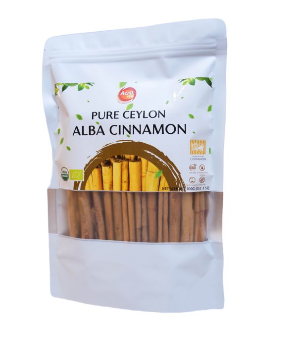 Pure Ceylon ALBA Cinnamon - 100g Pouch